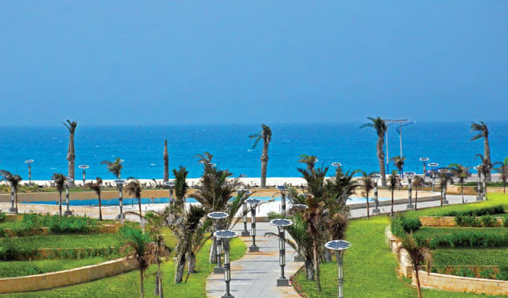 مارسيليا بيتش 4 الساحل الشمالي marseilia beach 4 north coast